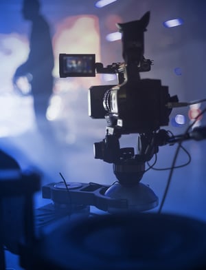 Set de grabación de una producción de cine o de tv - House of Films