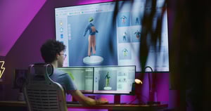 Diseñador realizando animaciones en formatos 2d y 3d para House Of Films