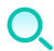 Icono para definir el término investigar, una lupa examinando un documento.